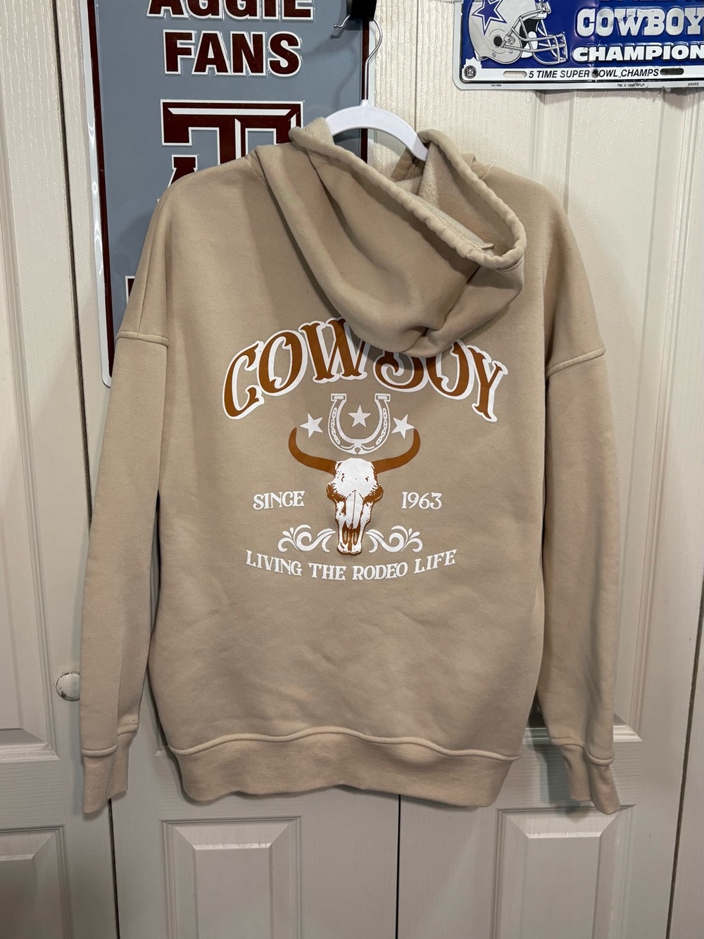 Cowboy Living The Rodeo Life Men’s Hoodie